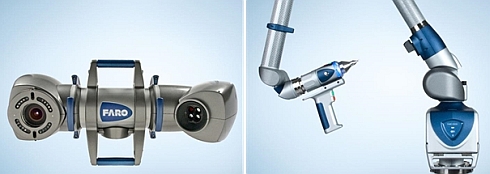 FARO 3D Imager (left) and FaroArm