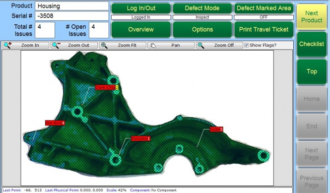 casting data multiple defects